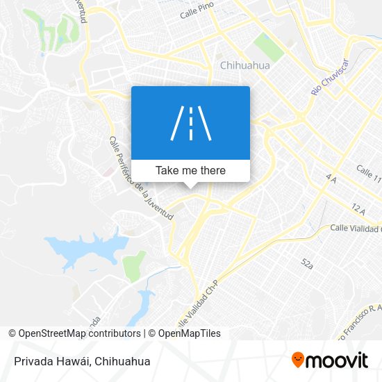 Privada Hawái map