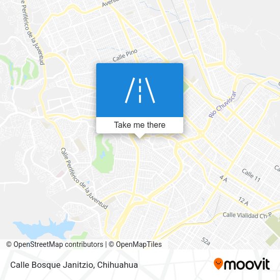 Mapa de Calle Bosque Janitzio