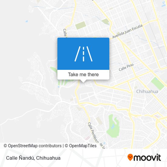Mapa de Calle Ñandú