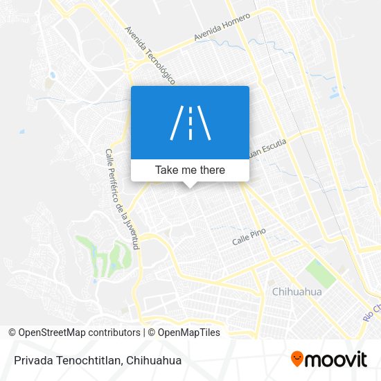 Privada Tenochtitlan map