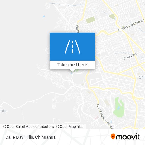 Calle Bay Hills map