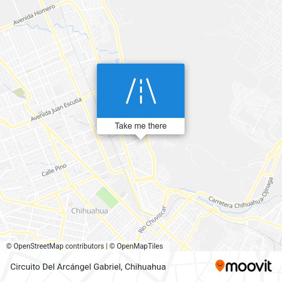 Circuito Del Arcángel Gabriel map