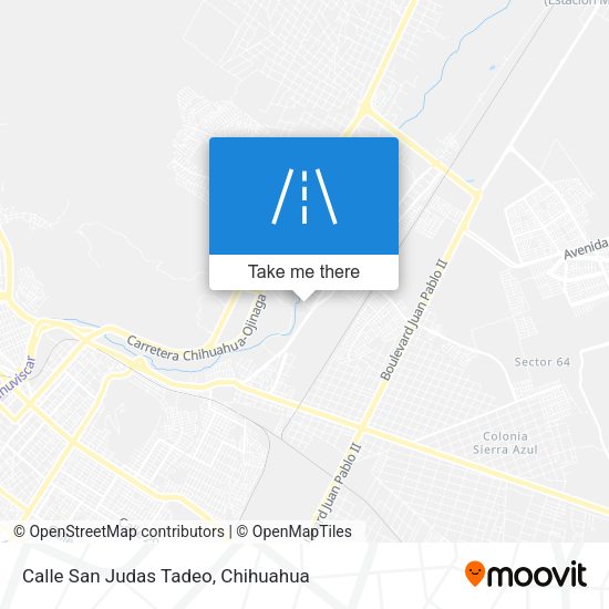 Calle San Judas Tadeo map