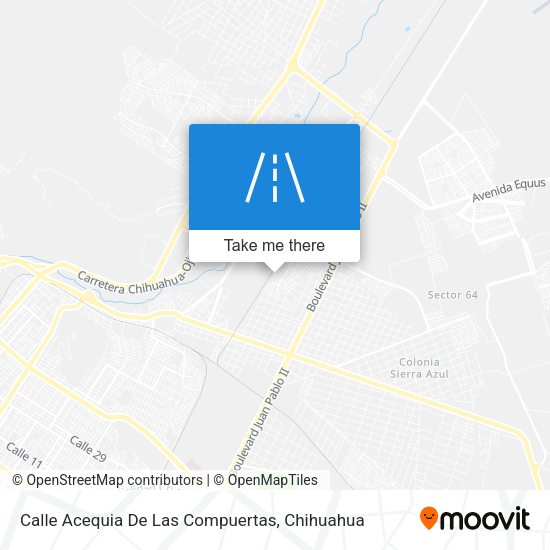 Calle Acequia De Las Compuertas map