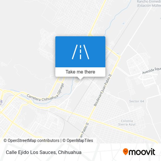 Calle Ejido Los Sauces map