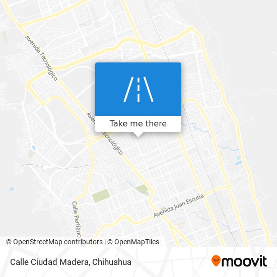 Calle Ciudad Madera map