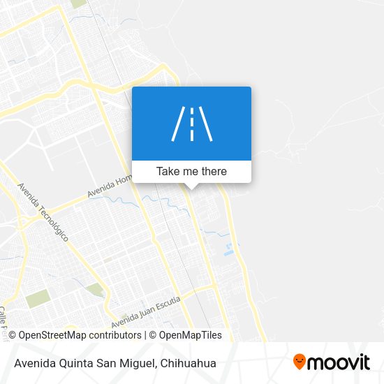 Avenida Quinta San Miguel map