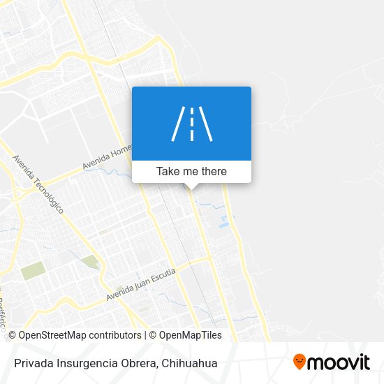 Privada Insurgencia Obrera map