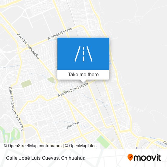Mapa de Calle José Luis Cuevas