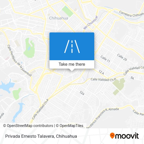 Privada Ernesto Talavera map