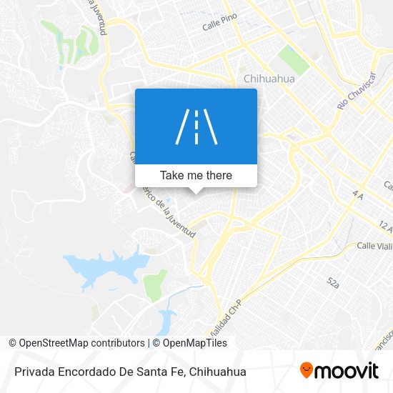 Privada Encordado De Santa Fe map