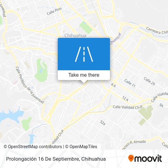 Prolongación 16 De Septiembre map