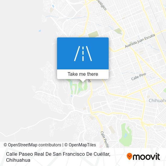 Mapa de Calle Paseo Real De San Francisco De Cuéllar
