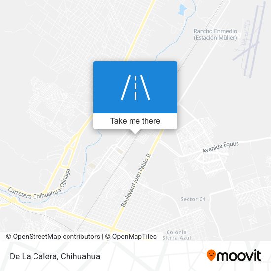 Mapa de De La Calera