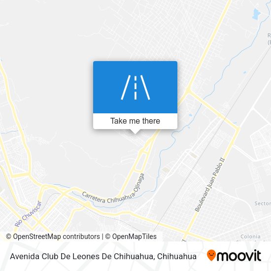 Avenida Club De Leones De Chihuahua map
