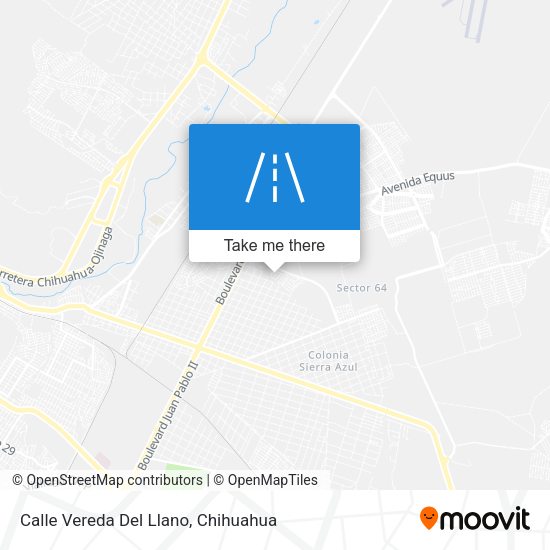 Calle Vereda Del Llano map