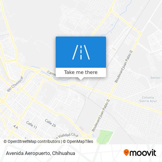 Avenida Aeropuerto map