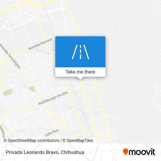 Privada Leonardo Bravo map