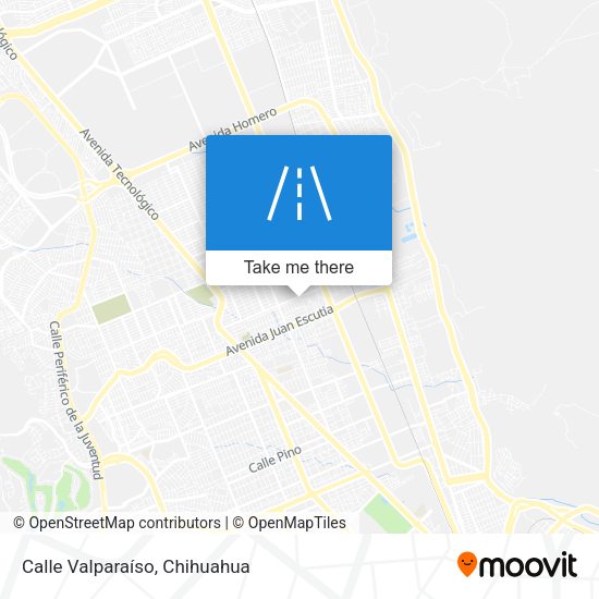 Calle Valparaíso map