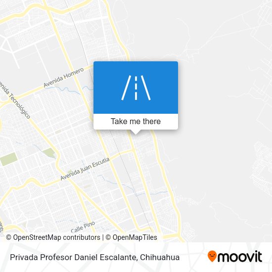 Privada Profesor Daniel Escalante map