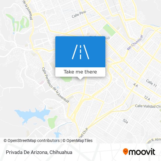 Privada De Arizona map