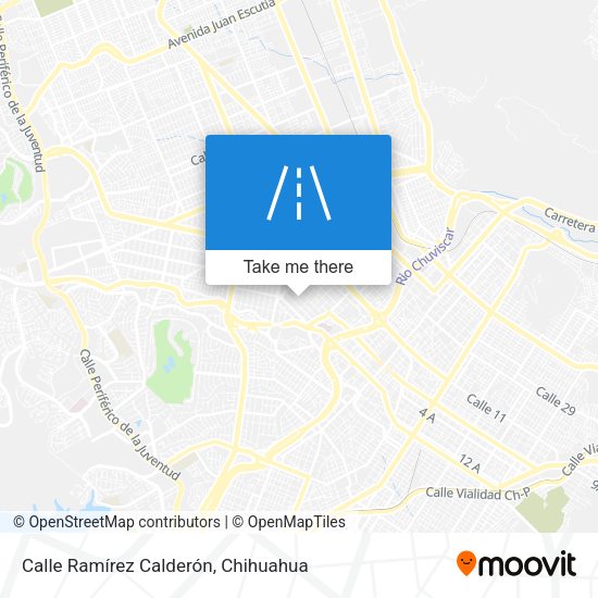 Mapa de Calle Ramírez Calderón