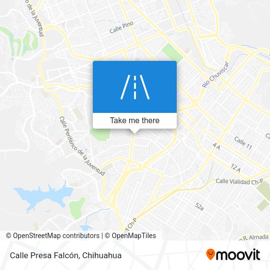 Mapa de Calle Presa Falcón
