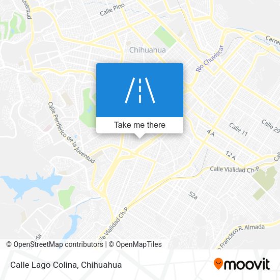 Mapa de Calle Lago Colina