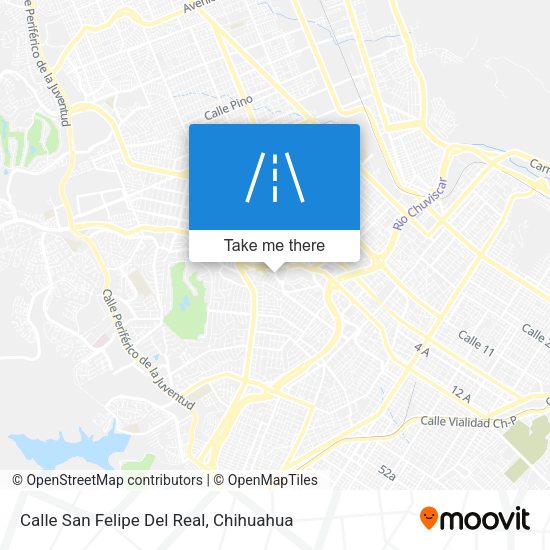 Calle San Felipe Del Real map