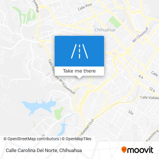 Calle Carolina Del Norte map