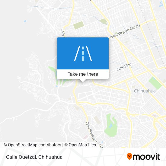 Mapa de Calle Quetzal