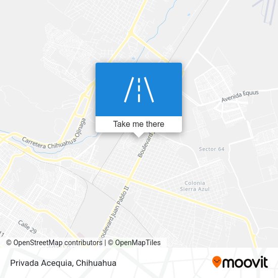 Mapa de Privada Acequia