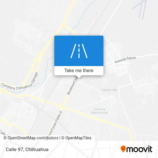Calle 97 map