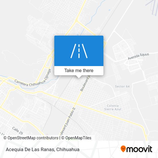 Acequia De Las Ranas map