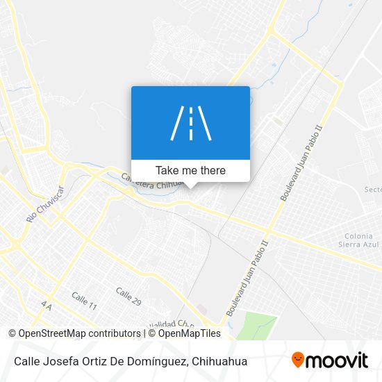 Calle Josefa Ortiz De Domínguez map