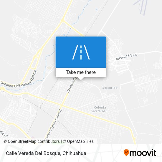 Calle Vereda Del Bosque map