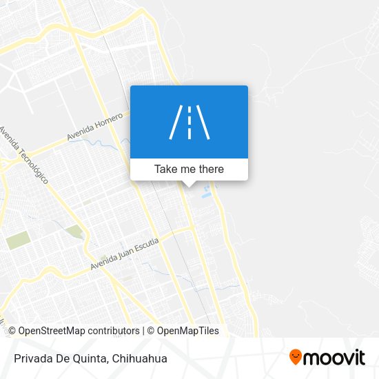 Mapa de Privada De Quinta