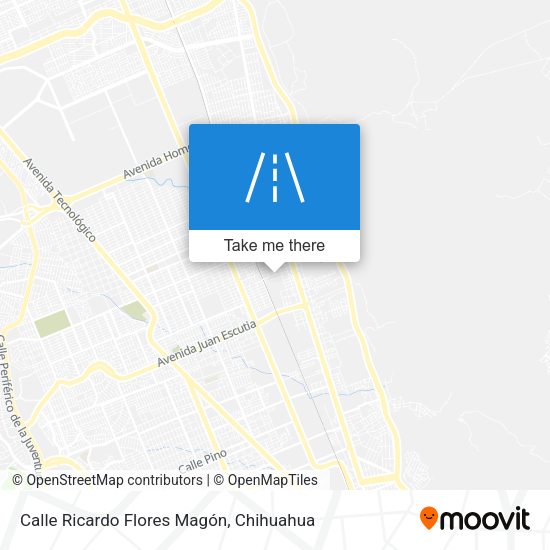 Mapa de Calle Ricardo Flores Magón