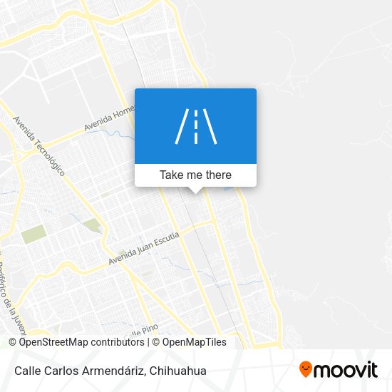 Calle Carlos Armendáriz map
