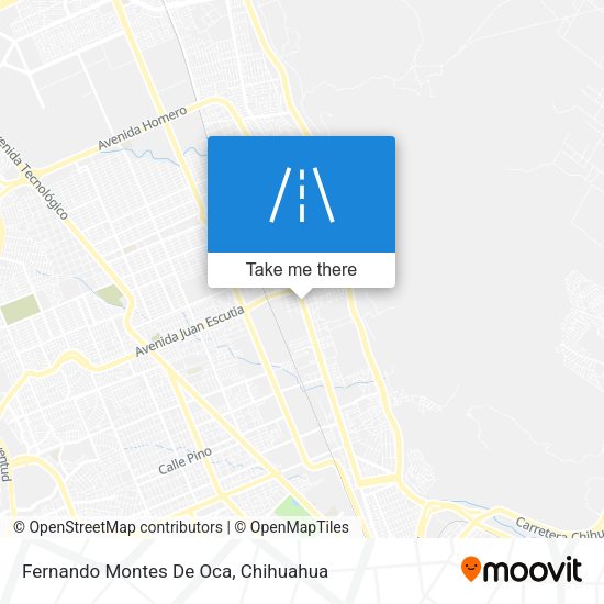 Fernando Montes De Oca map