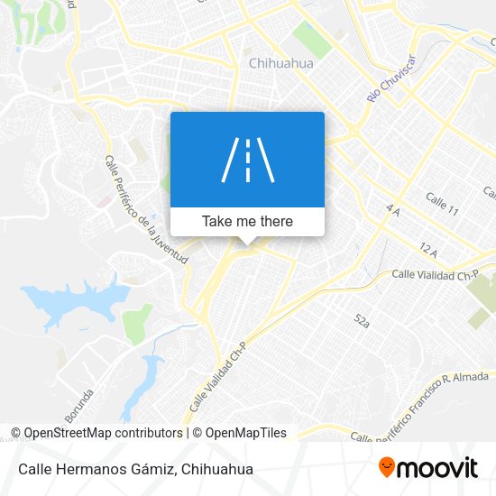Mapa de Calle Hermanos Gámiz