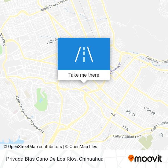 Mapa de Privada Blas Cano De Los Ríos