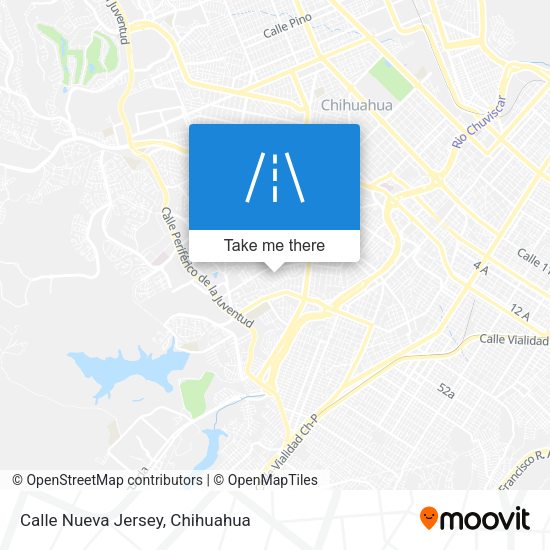Mapa de Calle Nueva Jersey