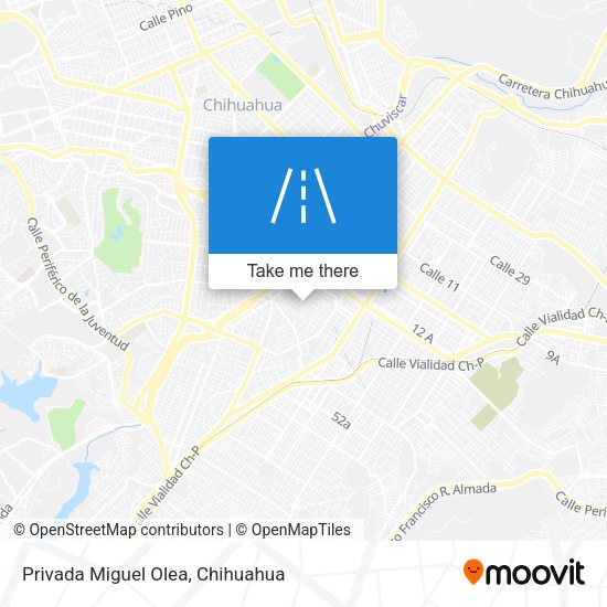Privada Miguel Olea map