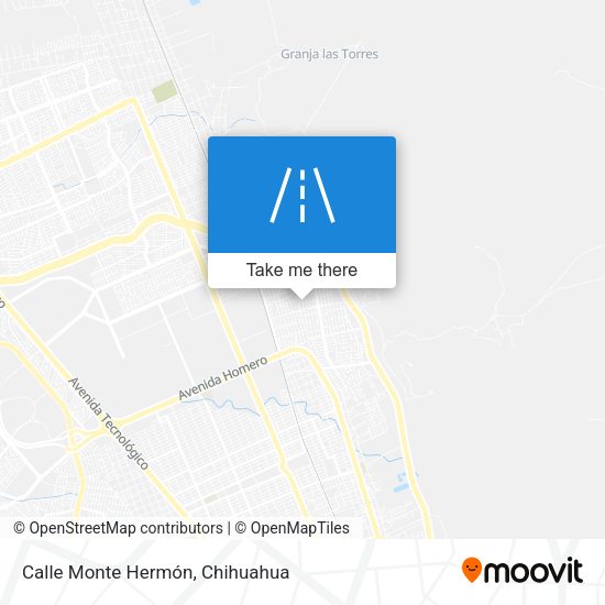 Calle Monte Hermón map