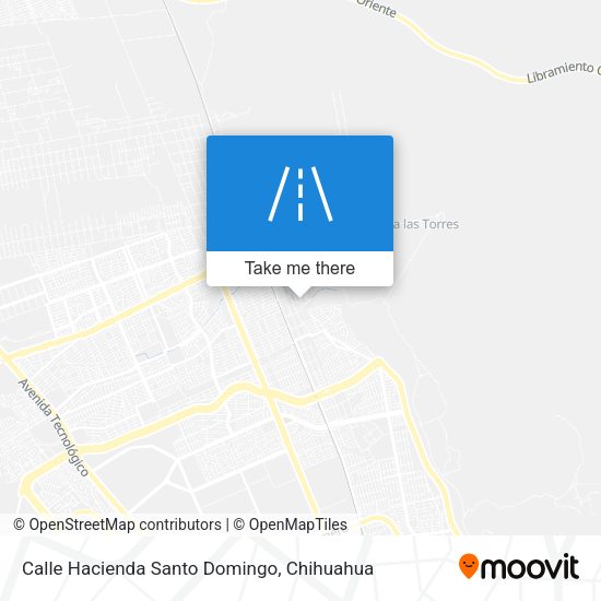 Calle Hacienda Santo Domingo map