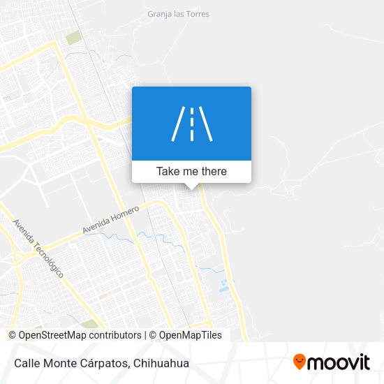 Calle Monte Cárpatos map