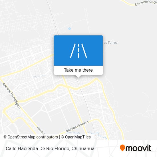 Mapa de Calle Hacienda De Río Florido