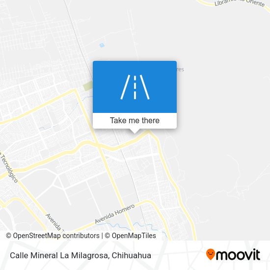 Calle Mineral La Milagrosa map