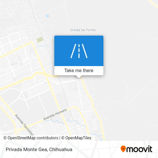 Mapa de Privada Monte Gea